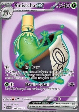Sinistcha ex 189/167 – Twilight Masquerade – NM, Ophalen of Verzenden, Nieuw, Losse kaart