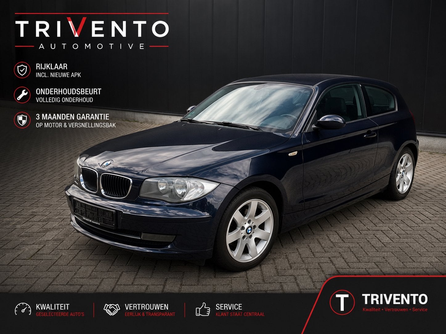 Bmw 116i Sport Uitvoering 1e Eigenaar / Volledige historie, Auto's, BMW, 1250 kg, 4 cilinders, Met garantie (alle), Blauw