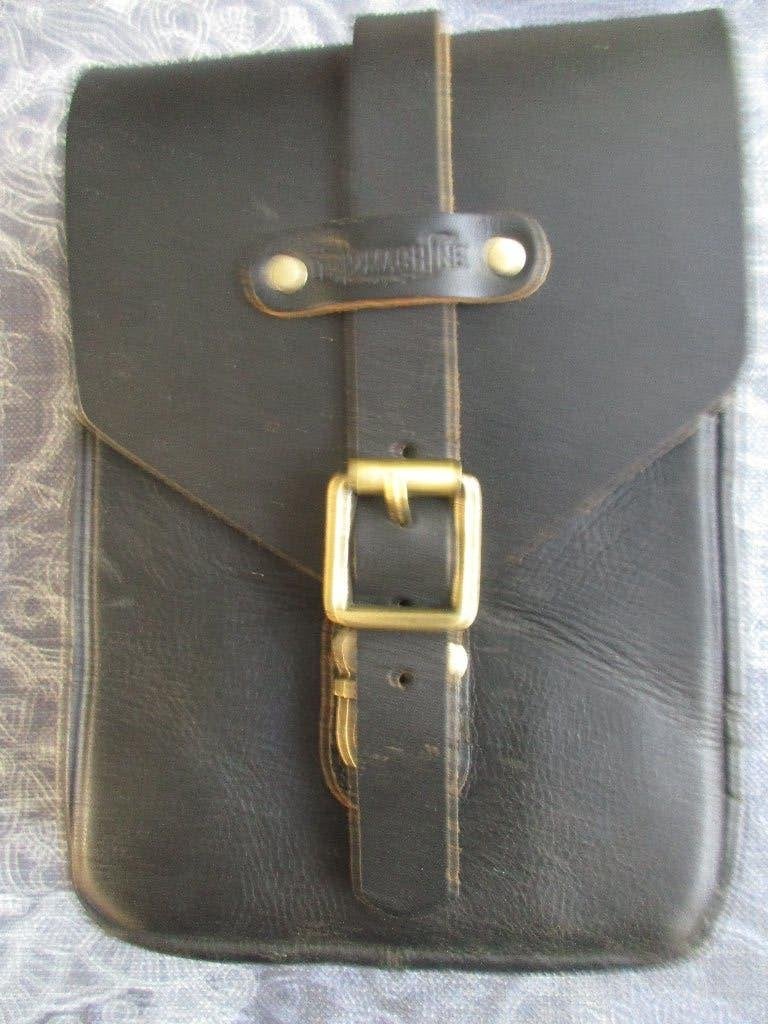 zgan Trip Machine Tank Pouch Tanktas buffelleer  bruin, Ophalen of Verzenden, Zo goed als nieuw