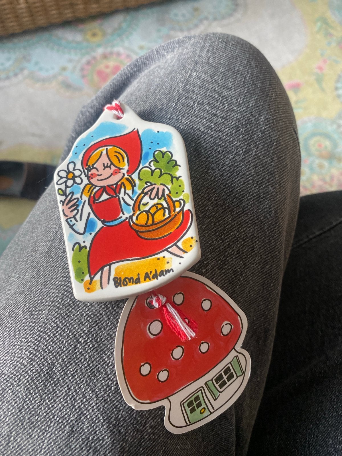 Blond Amsterdam Roodkapje en paddenstoel hangers, Ophalen of Verzenden, Nieuw