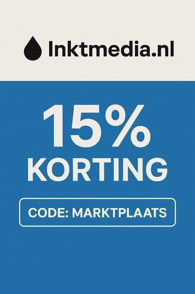 SUPER DEAL15% EXTRA KORTING INKTCARTRIDGE & TONERS Hp Epson, ., Nieuw, Ophalen of Verzenden, .