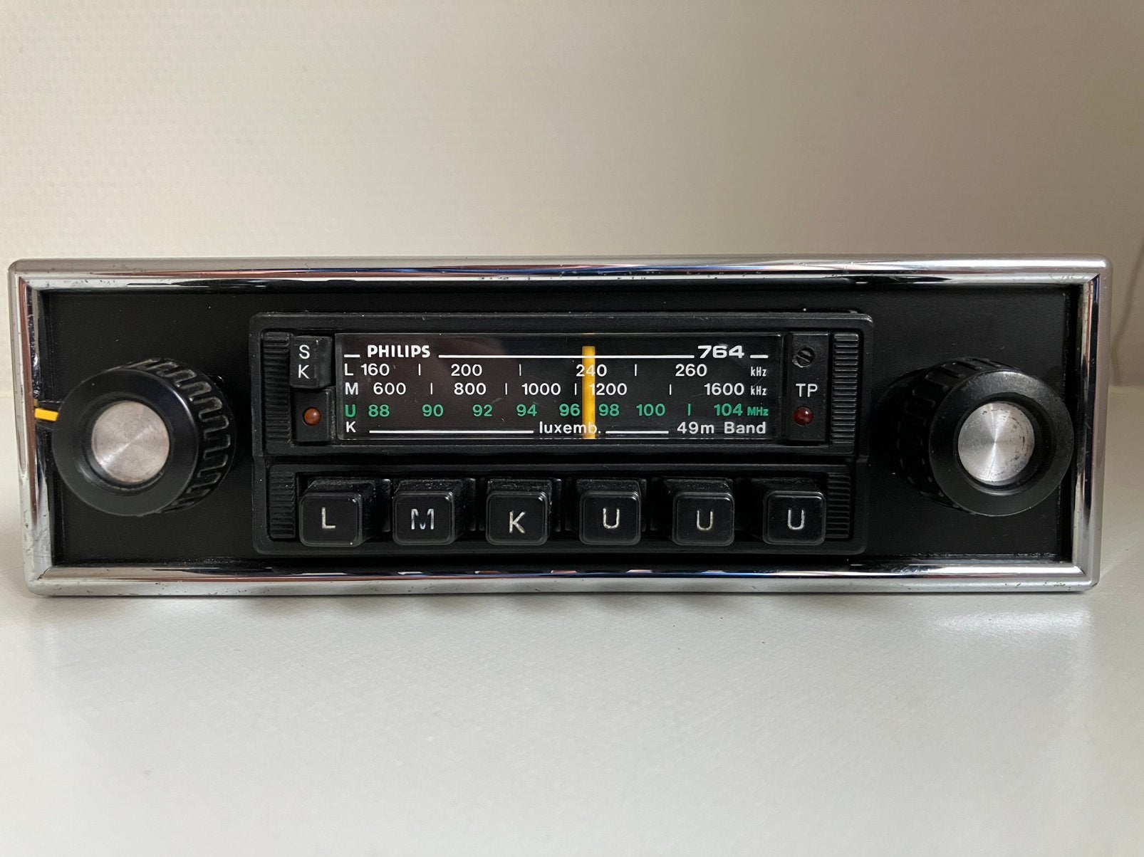 Hele mooie oldtimer autoradio, Ophalen of Verzenden, Gebruikt