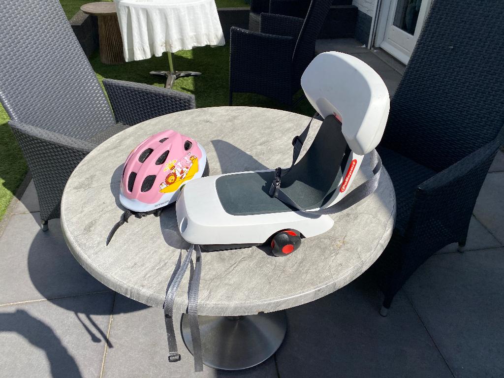 fietsaccessoires, Fietsen en Brommers, Fietsaccessoires | Fietsstoeltjes, Ophalen, Achterzitje, Zo goed als nieuw, 9 t/m 36 kg