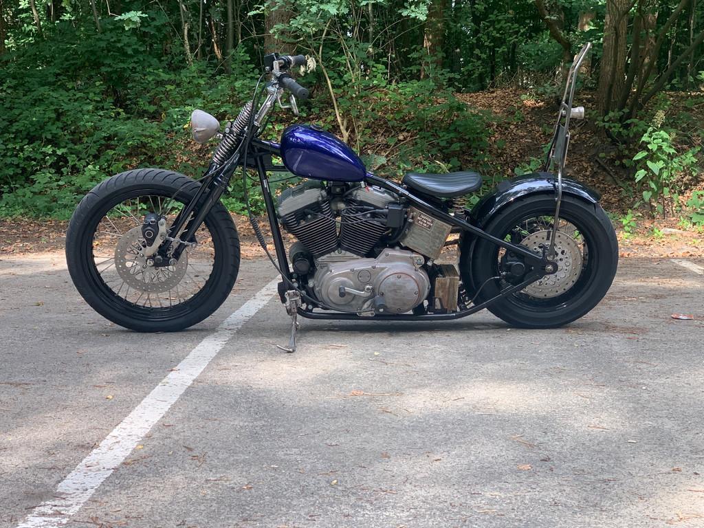 Harley Davidson Chopper 4 x BOBBER-JAPAN STYLE-RUSTLOOK-RATL, Bedrijf, Overig