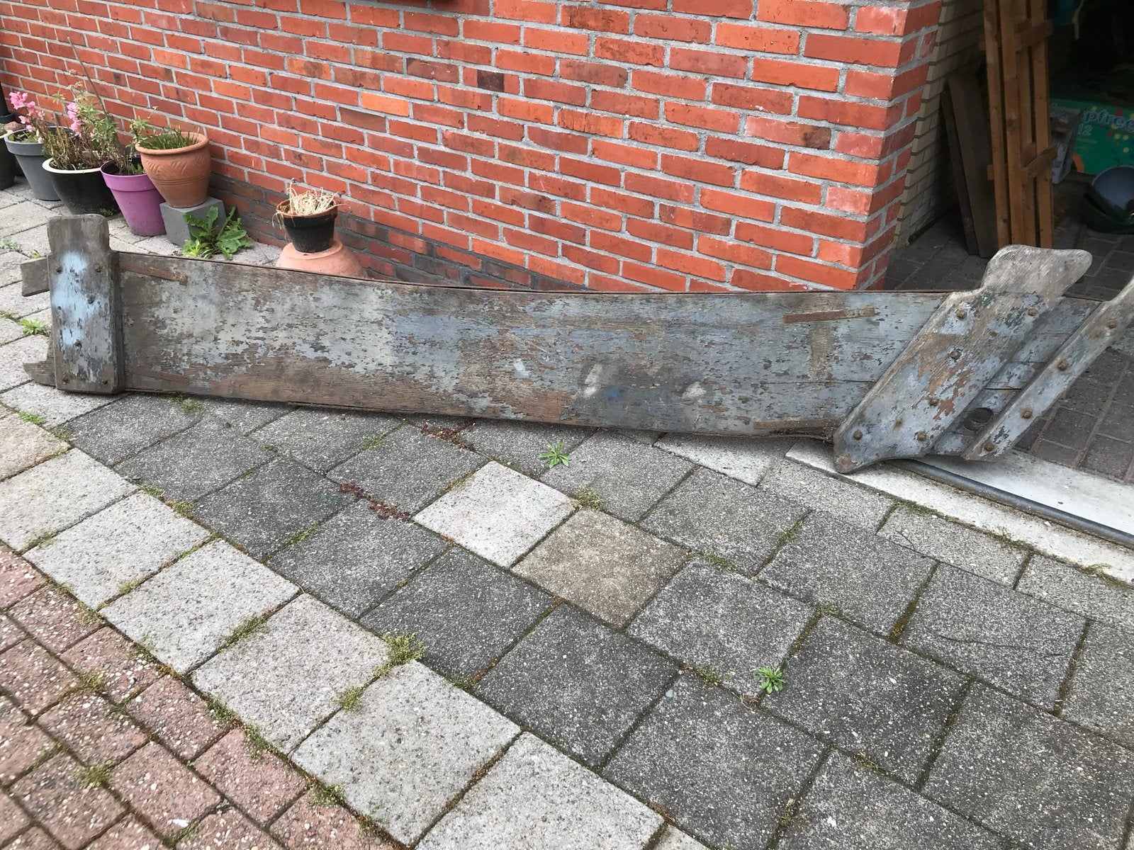 Oude boeren wagen schotten, Antiek en Kunst, Ophalen