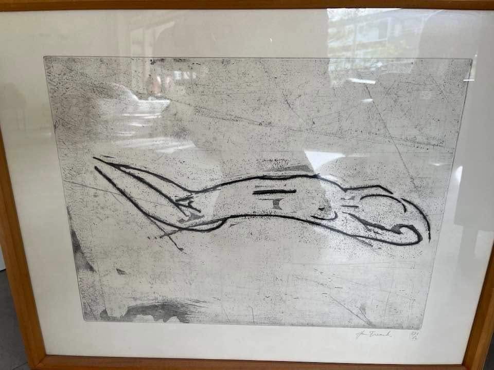 Mooie tekening gesigneerd Jan Frank, Ophalen, Schilderij/print, Handgemaakt