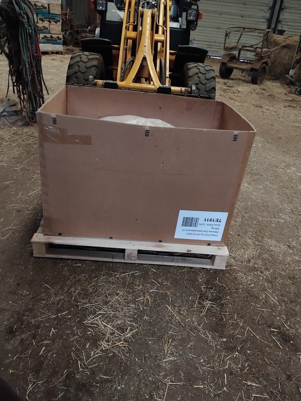 Opslagdozen met pallet, Ophalen of Verzenden