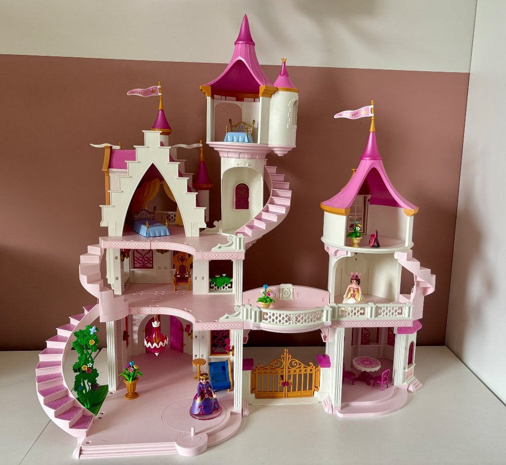 Playmobil mega prinsessen kasteel 70447, Ophalen of Verzenden, Zo goed als nieuw, Complete set