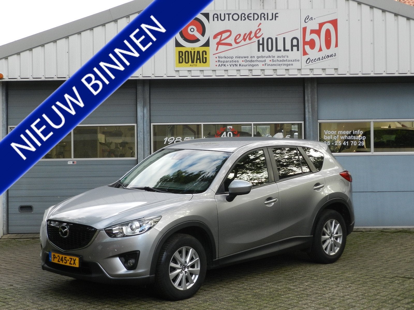 Mazda CX-5 2.0 SKYACTIVE 165PK 2WD PDC Climate & Cruise cont, Auto's, Voorwielaandrijving, Stof, 4 cilinders, Bedrijf