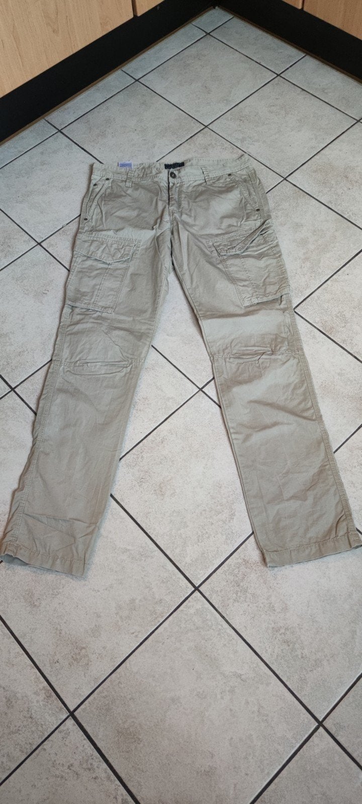 CANDA 100%katoen broek maat 34/34, Kleding | Heren, Ophalen of Verzenden, Zo goed als nieuw, Beige