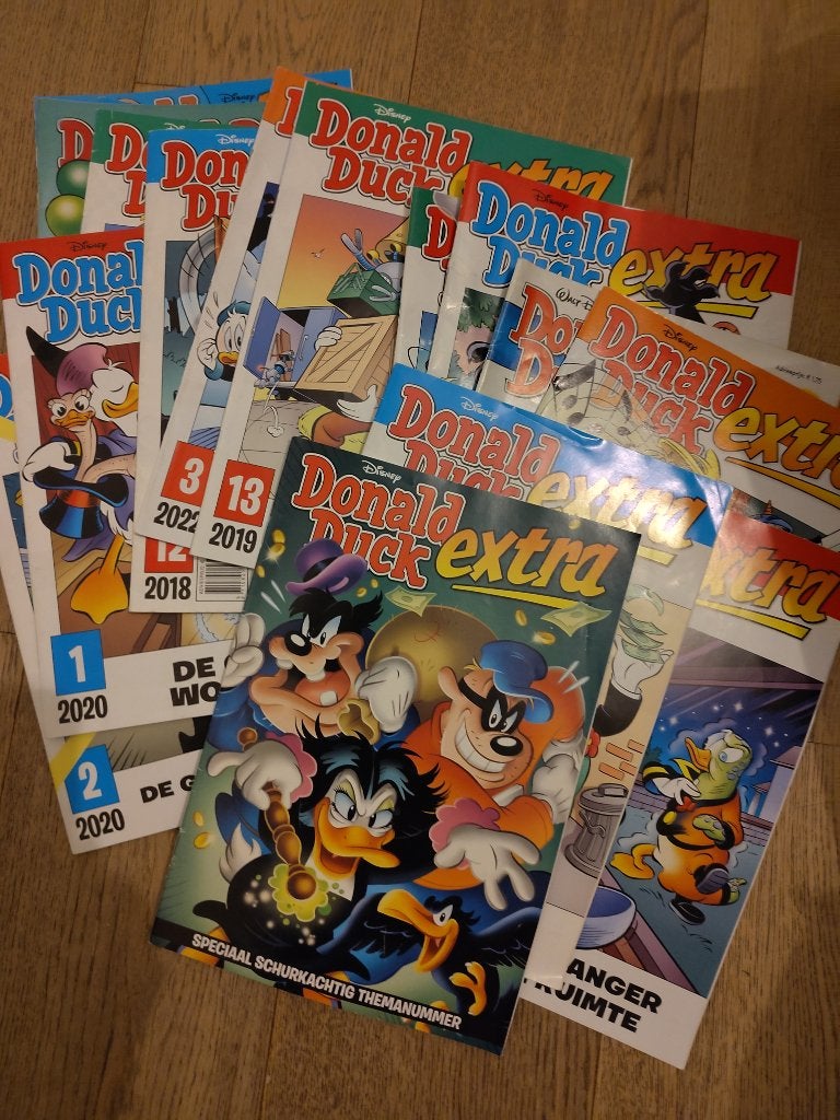 Donald Duck Extra - 20 stuks, Meerdere stripboeken, Ophalen of Verzenden, Gelezen