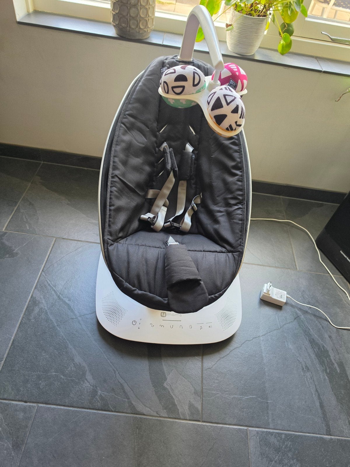 4moms MamaRoo 5 babywipper - Goed werkend, Gebruikt, Wipstoel, Met gordel(s) of riempje(s), Ophalen
