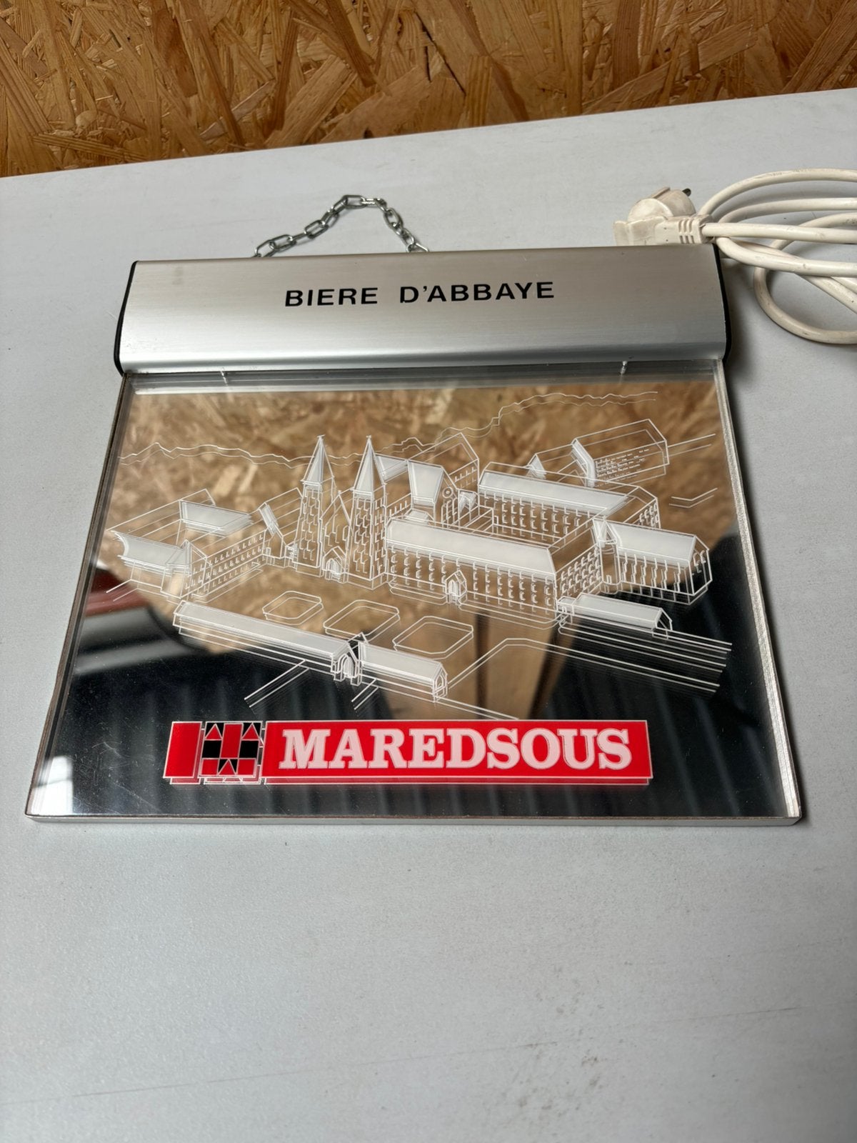 Supergave Maredsous lichtreclame, Ophalen of Verzenden, Zo goed als nieuw, Overige typen, Overige merken