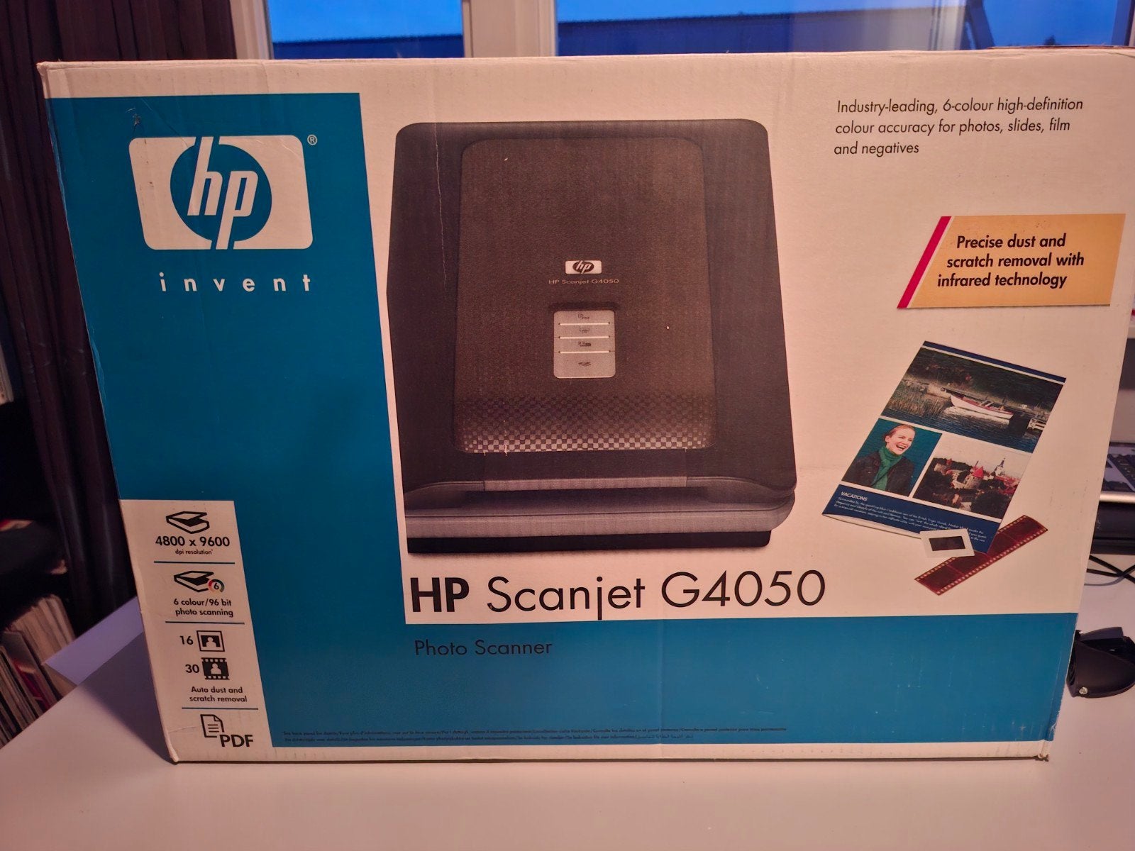HP Scanjet G4050 fotoscanner - Nieuw in doos, Computers en Software, Ophalen of Verzenden, Nieuw, Fotoscanner, HP