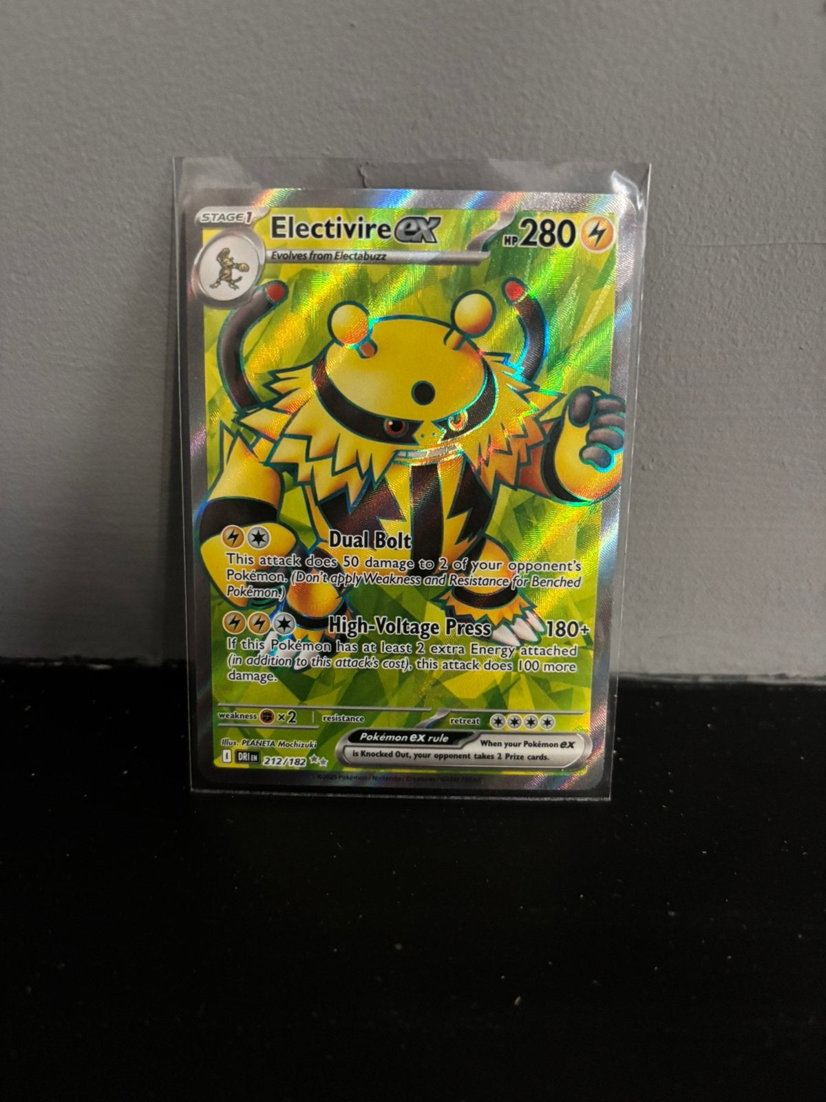Electivire ex full art pokemonkaart, Ophalen, Zo goed als nieuw