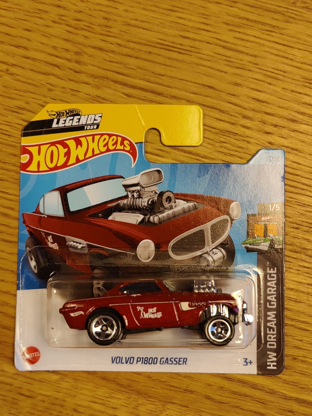 Hot Wheels Volvo P1800 Gasser ROOD, Ophalen of Verzenden, Auto