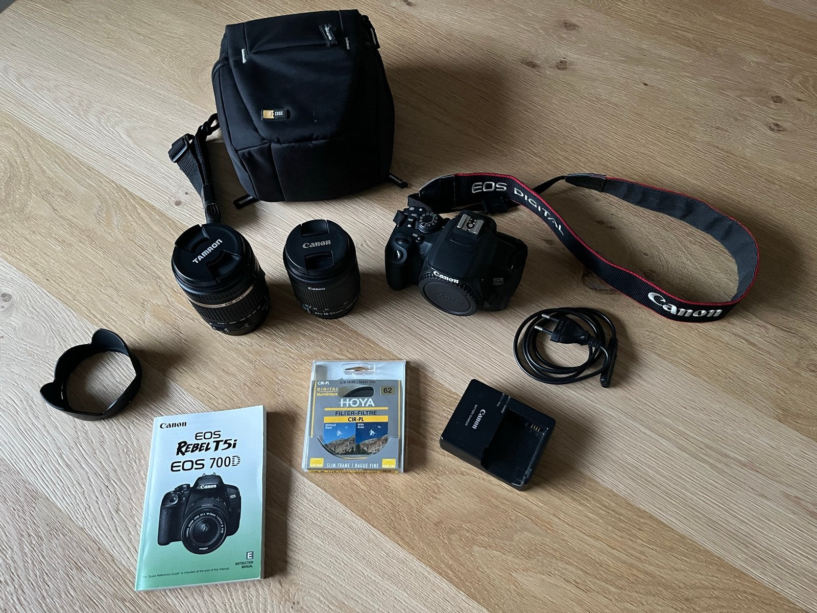 Canon EOS 700D Spiegelreflexcamera met 2 lenzen, en meer…, Ophalen, Spiegelreflex, Canon, Beeldstabilisatie