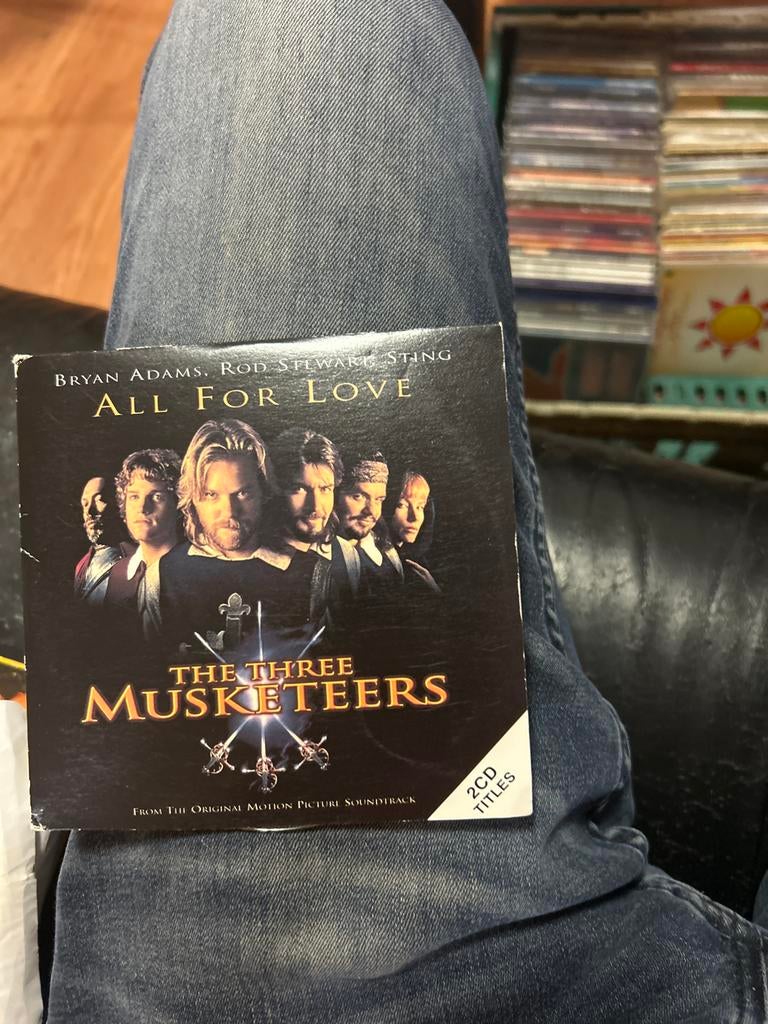 Bryan Adams, Rod Stewart, Sting - All For Love CD Single, 1 single, Ophalen of Verzenden, Gebruikt, Filmmuziek en Soundtracks