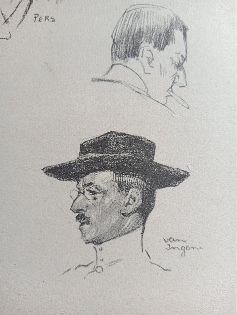 Gabrielse prent Nederlands Indië Indonesië, Ophalen of Verzenden, Voor 1940, Gebruikt, Overige onderwerpen