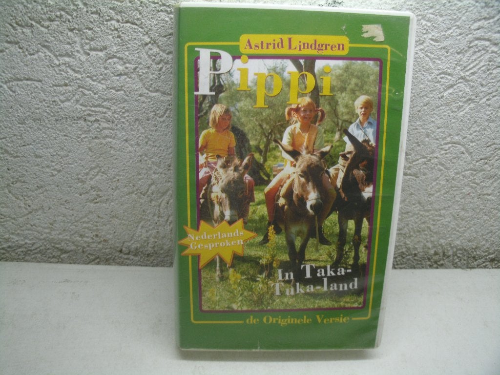 vhs 176a pippi langkous in taka-tuka-land, Ophalen of Verzenden, VHS
