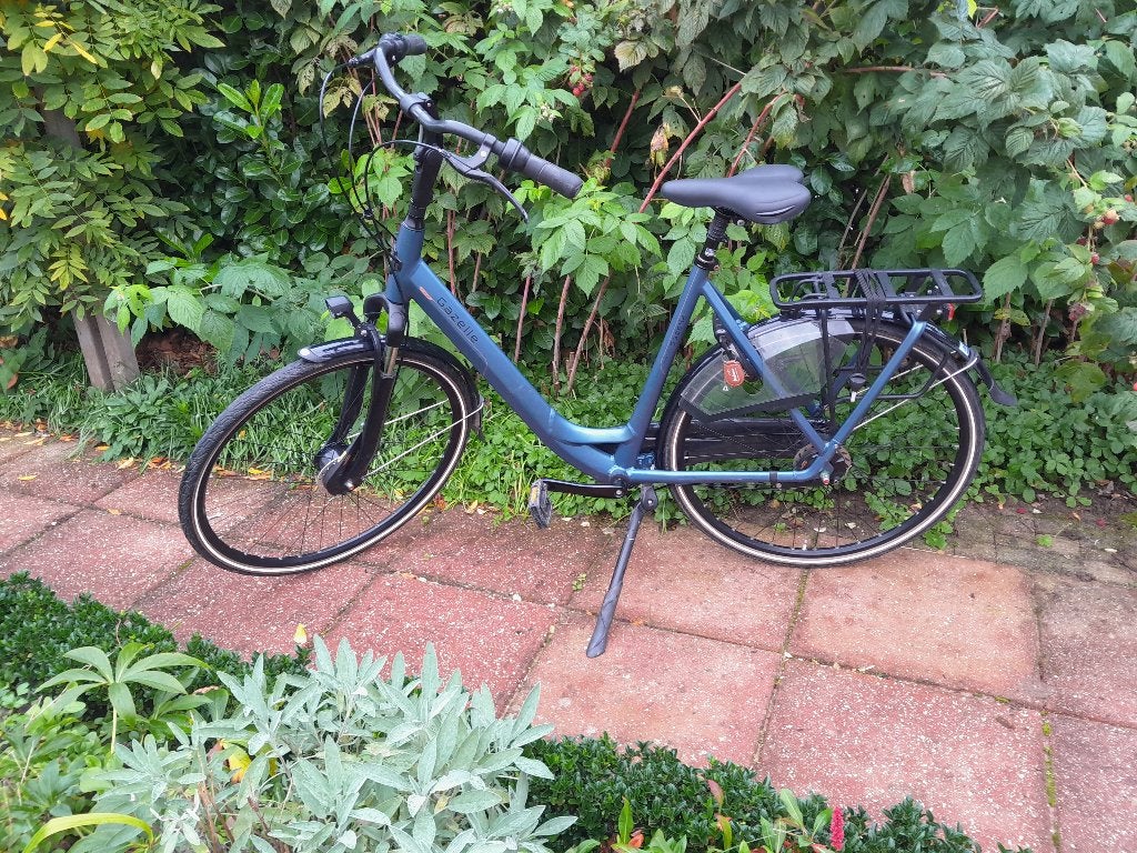 Damesfiets Gazelle ORANGE C7+ blue, Ophalen, (Extra) lage instap, 56 cm of meer, Zo goed als nieuw