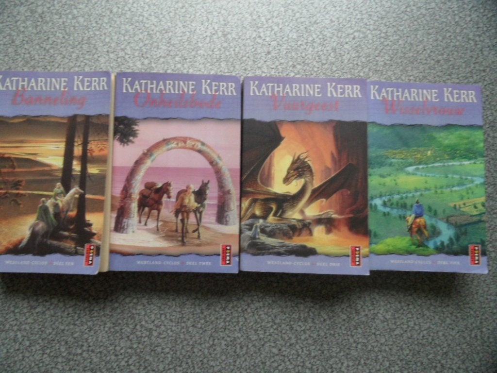 Katherine Kerr:Westland cyclus (1 t/m 4), Ophalen of Verzenden, Gelezen