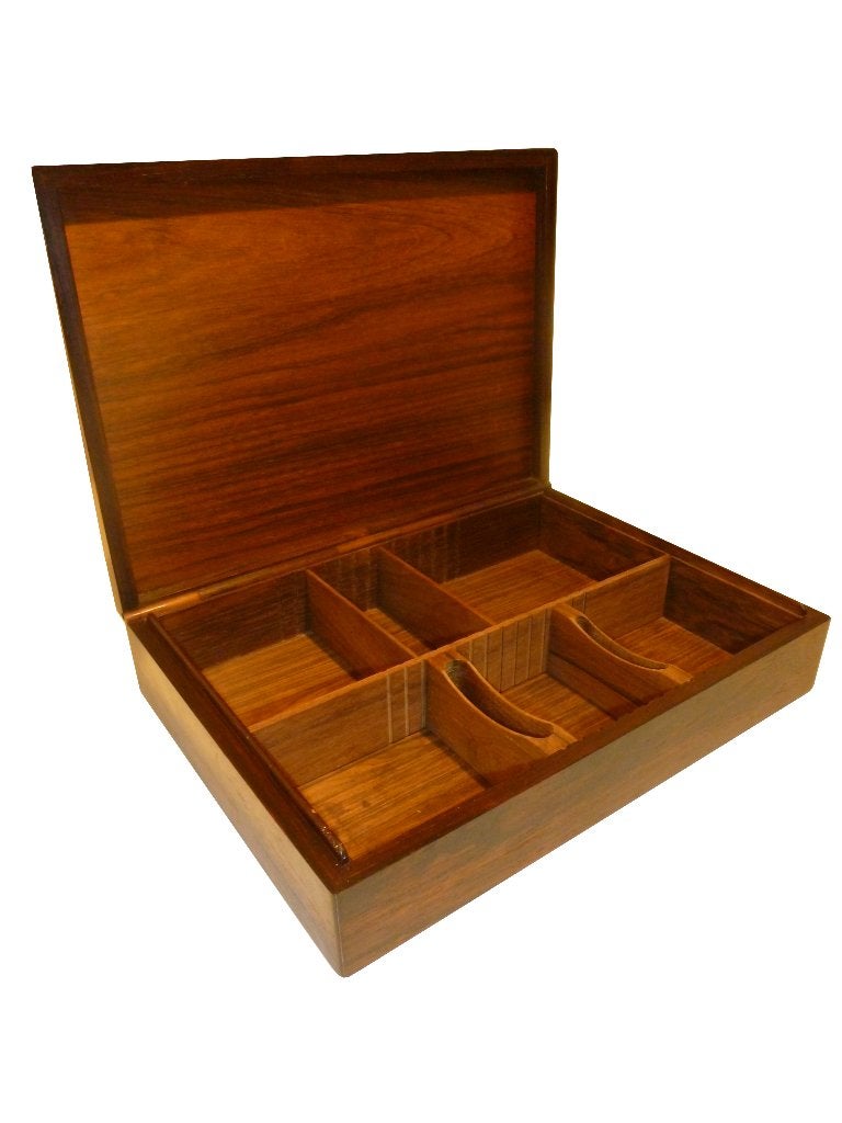 Zeer zeldzame vintage rosewood kistje design A. Klitgaard, Huis en Inrichting, Ophalen of Verzenden, Gebruikt, Hout