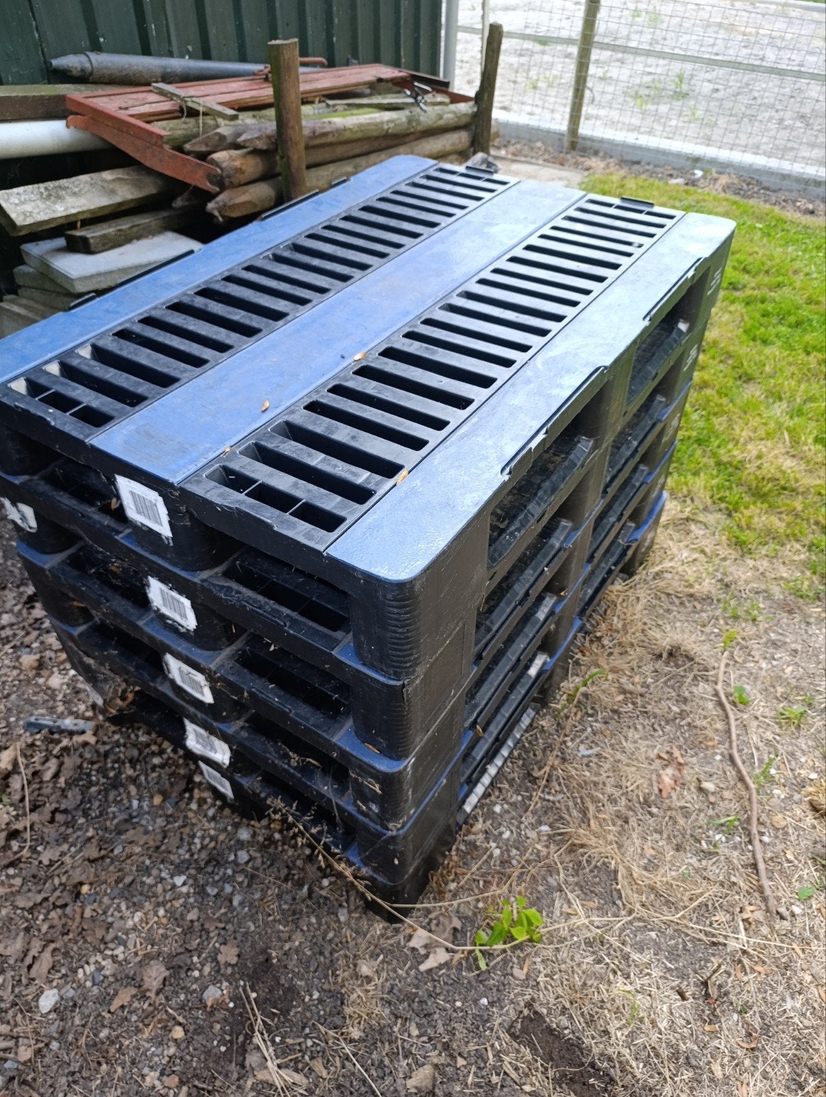 5 kunststof pallets, Ophalen, 100 cm of meer, 60 cm of meer, Overige typen