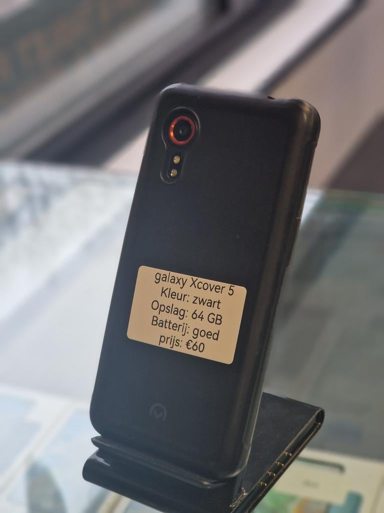 Galaxy Xcover 5.    64 GB.  2  jaar garantie