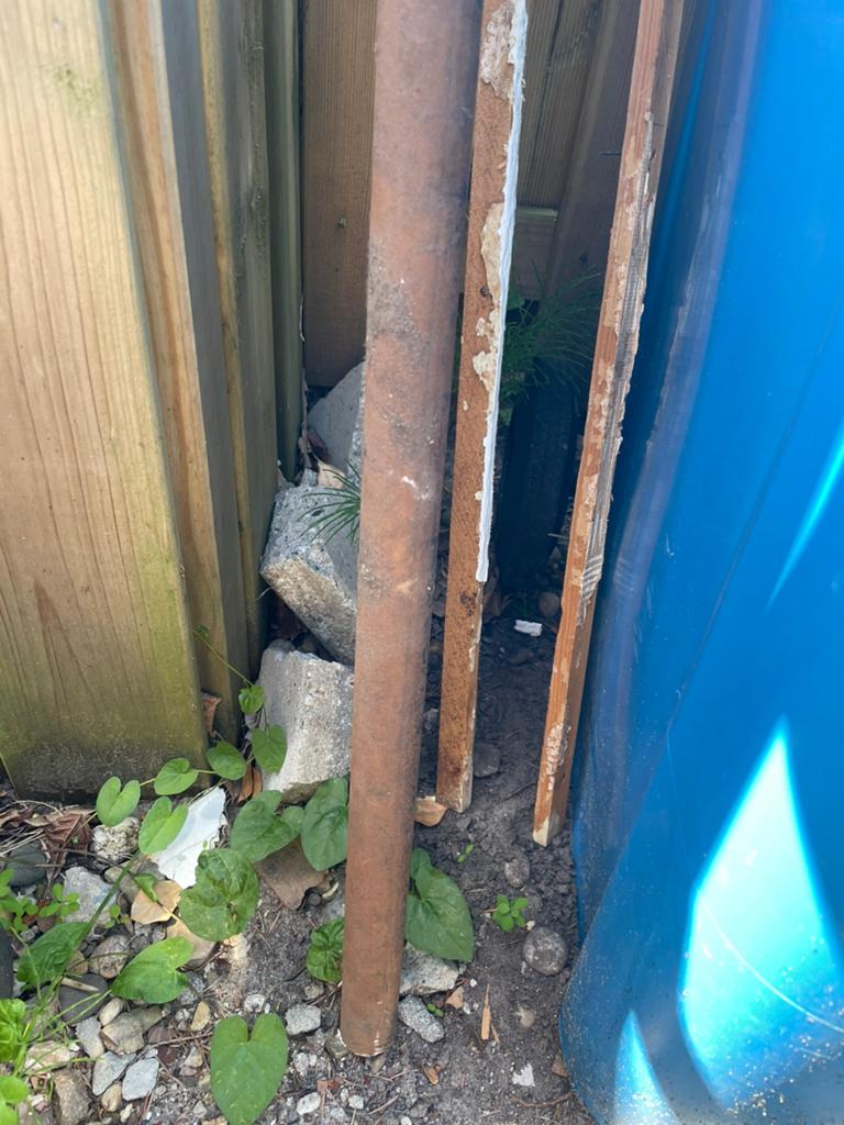 Oud ijzer gratis, Ophalen, Gebruikt, 250 cm of meer, Palen