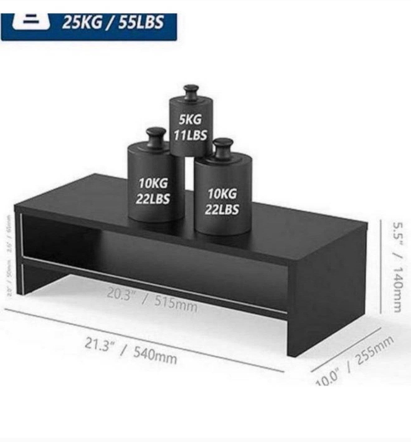 Monitorstandaard 2 lagen 54cm Desktop Stand Laptop Computer, Computers en Software, P, P, P, Nieuw
