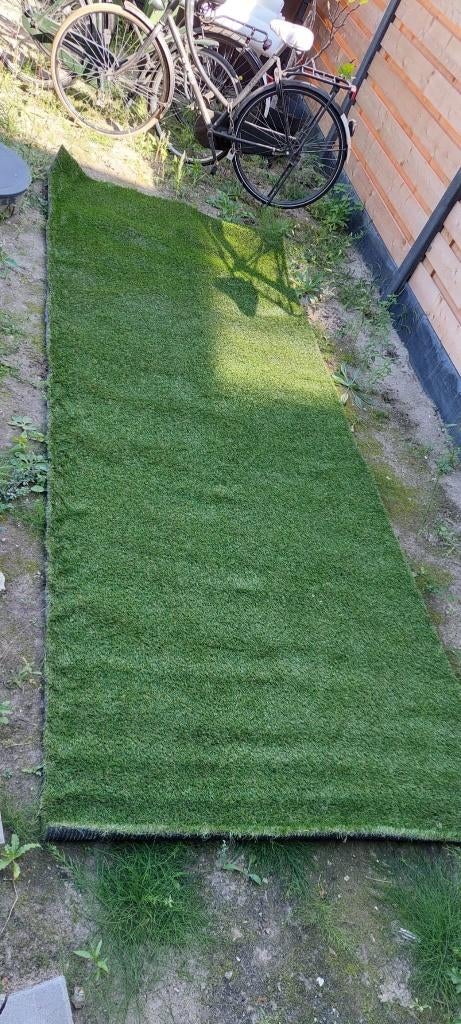 Mooi stuk Kunstgras – Ideaal voor balkon of dakterras, Ophalen, Gebruikt, Minder dan 10 m², Kunstgras