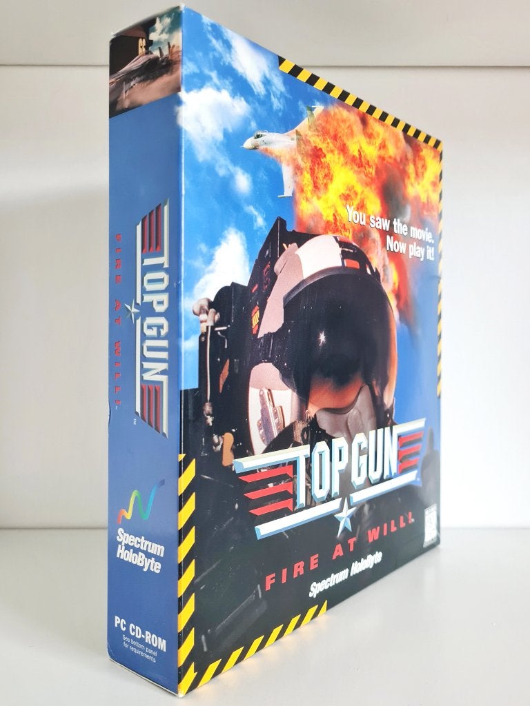 Top Gun: Fire at Will! - PC Big Box, Spelcomputers en Games, Games | Pc, 1 speler, Ophalen of Verzenden, Zo goed als nieuw, Vanaf 3 jaar