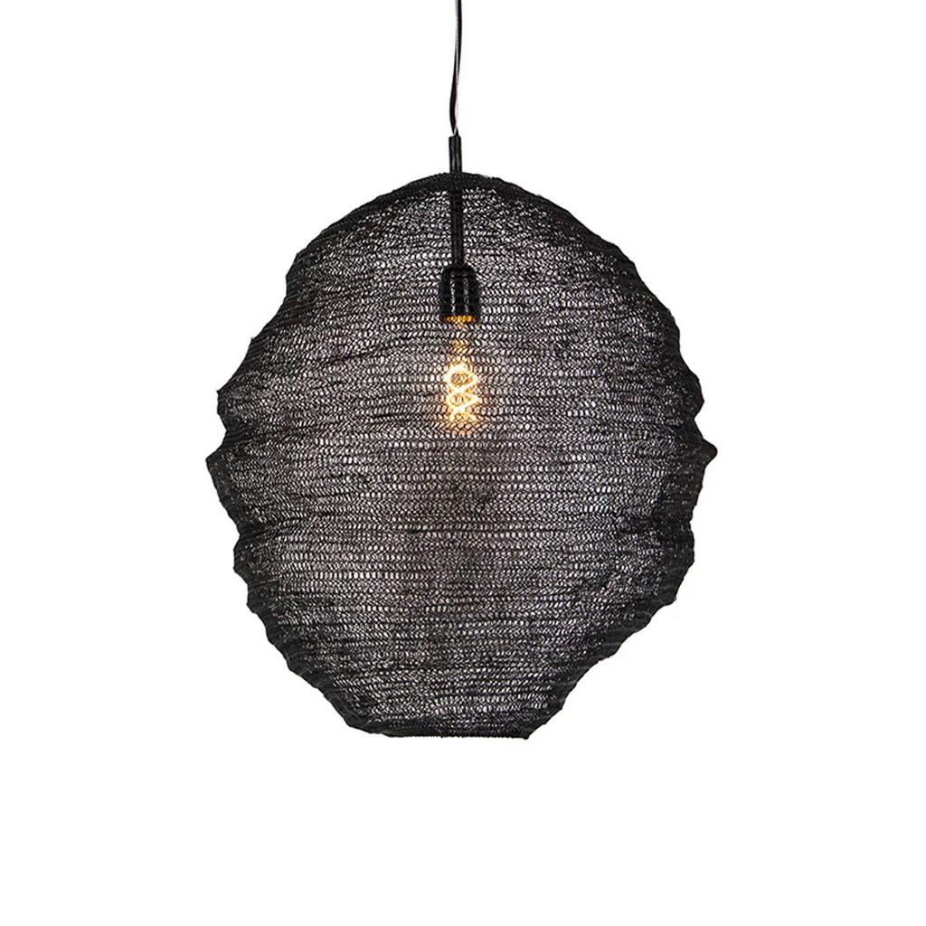 Twee zwarte hanglampen, Ophalen, Zo goed als nieuw, Minder dan 50 cm