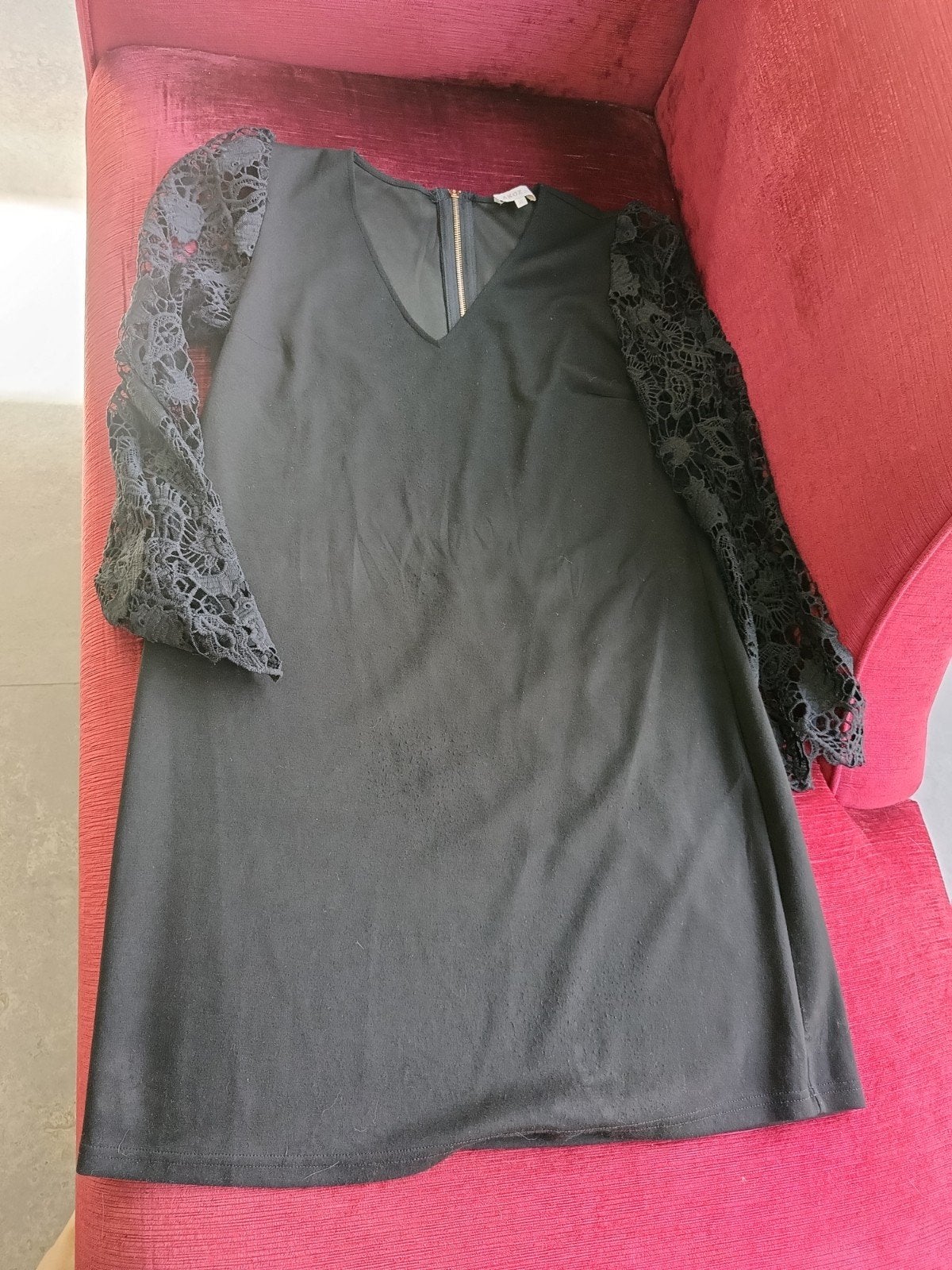 Zwarte dames jurk maat XL, Ophalen, Zwart, Maat 46/48 (XL) of groter, Akoz de toi