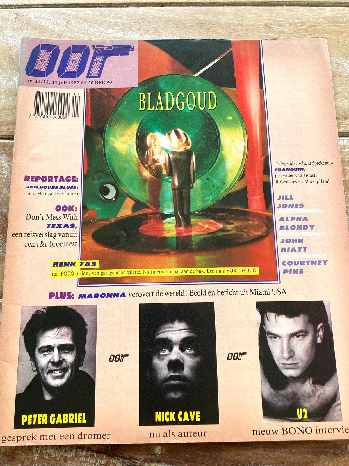 OOR Magazine 1987 U2 Peter Gabriel MADONNA Nick Cave TESLA, Boeken, Tijdschriften en Kranten, Ophalen of Verzenden, Zo goed als nieuw