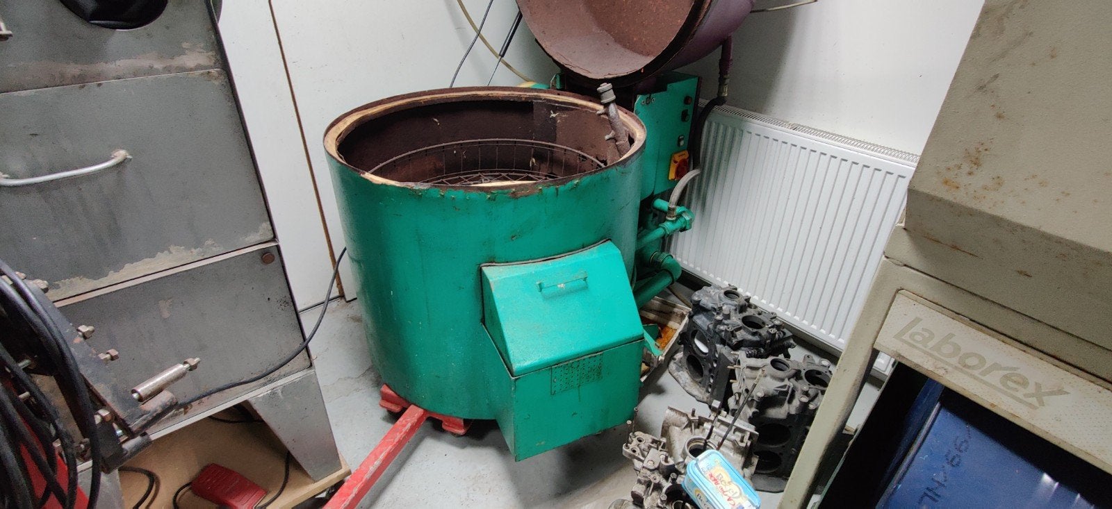 Onderdelenwasmachine 1 Meter Doorsnede 380 Volt, Ophalen, Gebruikt
