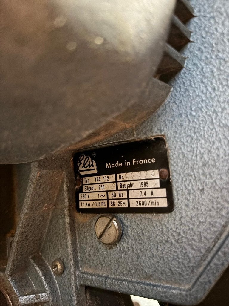 Te koop: ELU TGS 172 zaagtafel (bouwjaar 1985), Doe-het-zelf en Verbouw, Gereedschap | Zaagmachines, Ophalen, Gebruikt, Cirkelzaag