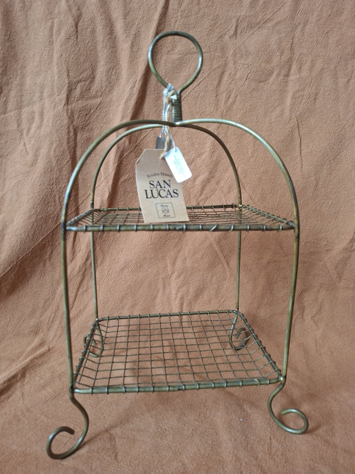 Rivièra Maison San Lucas Caddy - Metalen Etagère, Ophalen of Verzenden, Zo goed als nieuw, Metaal, Landelijk