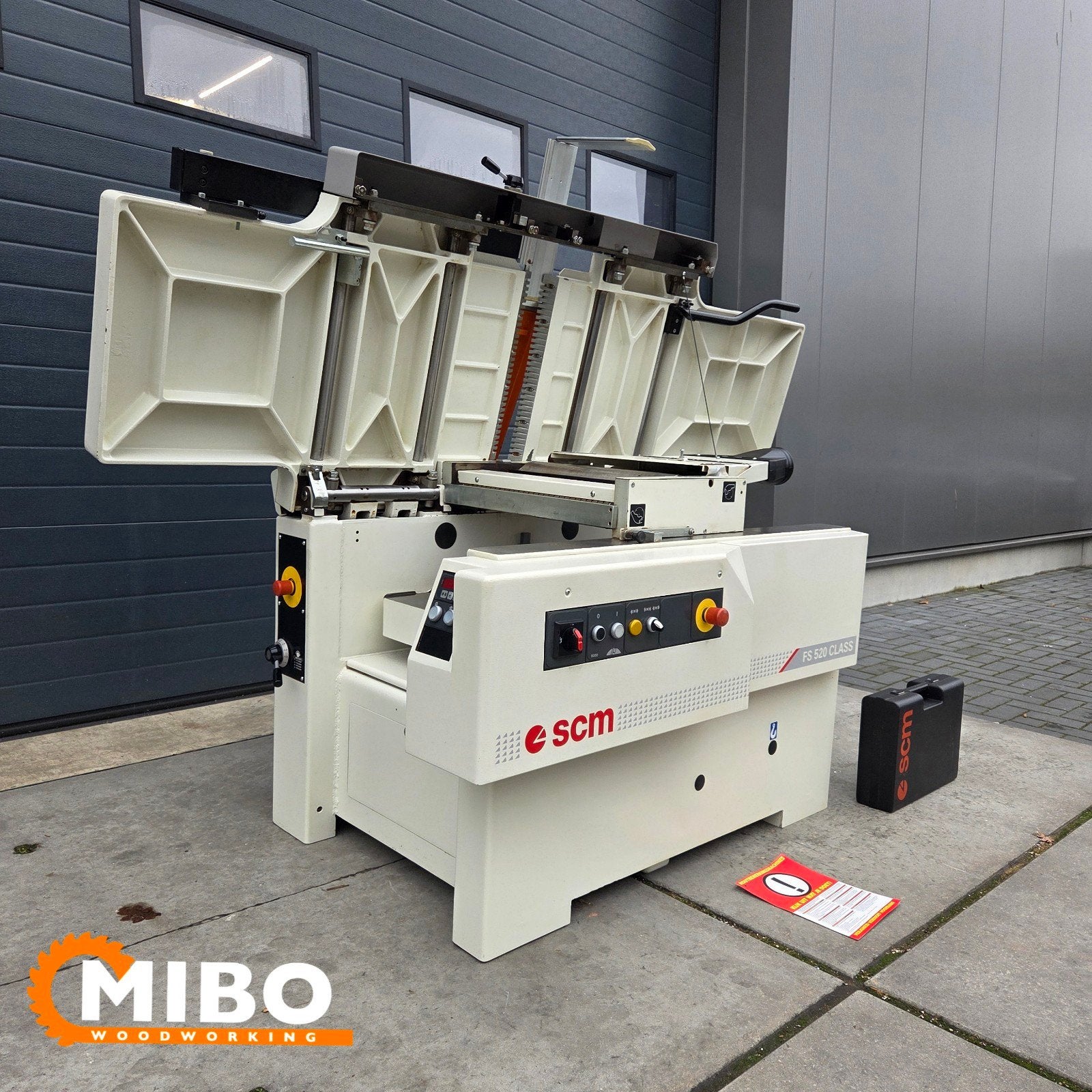 SCM Vlakenvandiktebank 520mm schaafbank *** Schaafmachine, Ophalen of Verzenden, Zo goed als nieuw, Elektrisch