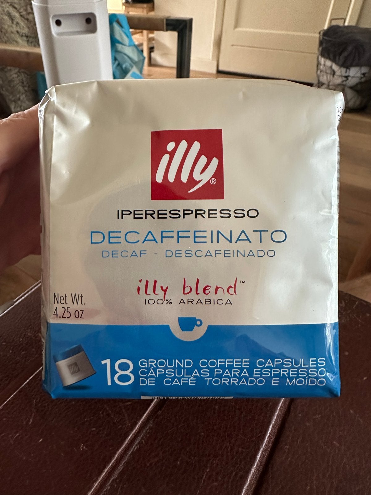 Illy Iperespresso Decaffeinato koffiecapsules (18 stuks), Overige modellen, 10 kopjes of meer, Nieuw, Gemalen koffie