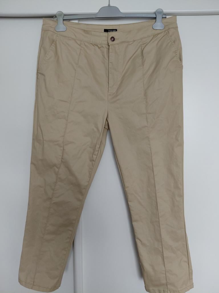 Norah beige broek maat 46, Kleding | Dames, Beige, Maat 46/48 (XL) of groter, Nieuw, Ophalen of Verzenden