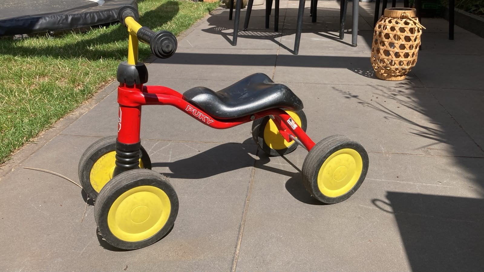 Puky Loopfiets Peuter Vier Wielen - Rood/Geel, Ophalen, Gebruikt, Loopfiets