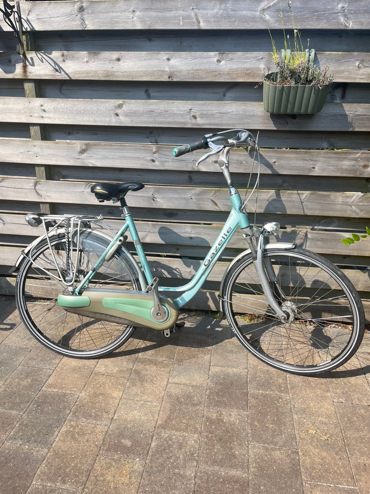 Gazelle orange plus damesfiets, 53 tot 56 cm, Versnellingen, Ophalen of Verzenden, Zo goed als nieuw