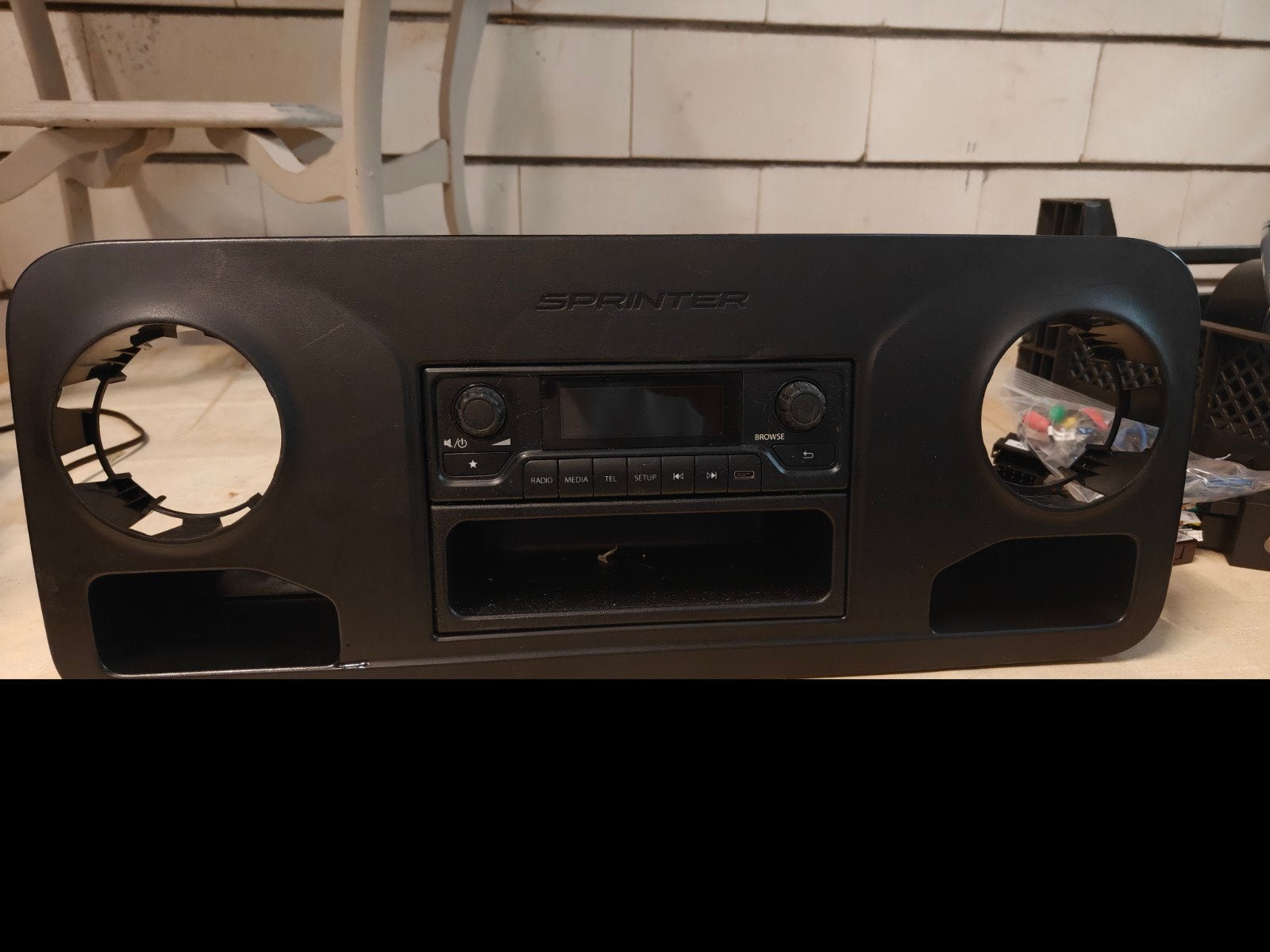 Originele Sprinter radio en ombouw 2020 2018+, Auto diversen, Ophalen of Verzenden, Gebruikt
