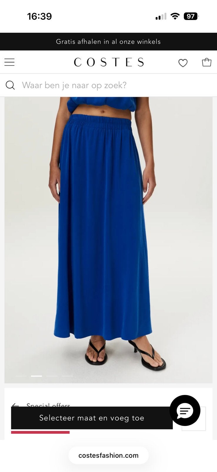 Lange rok costes, Kleding | Dames, Rokken, Ophalen of Verzenden, Zo goed als nieuw, Onder de knie