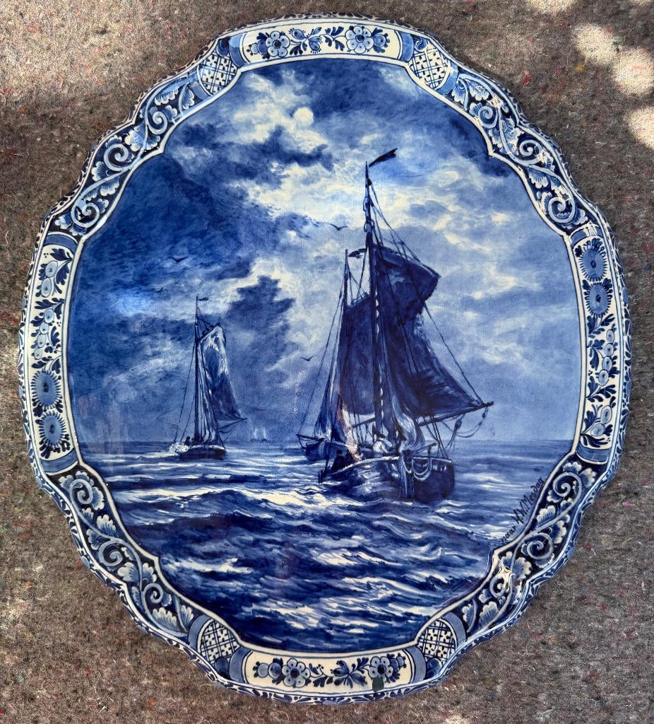 Wandtegel / Plaquette De Porceleyne Fles, Antiek en Kunst, Ophalen