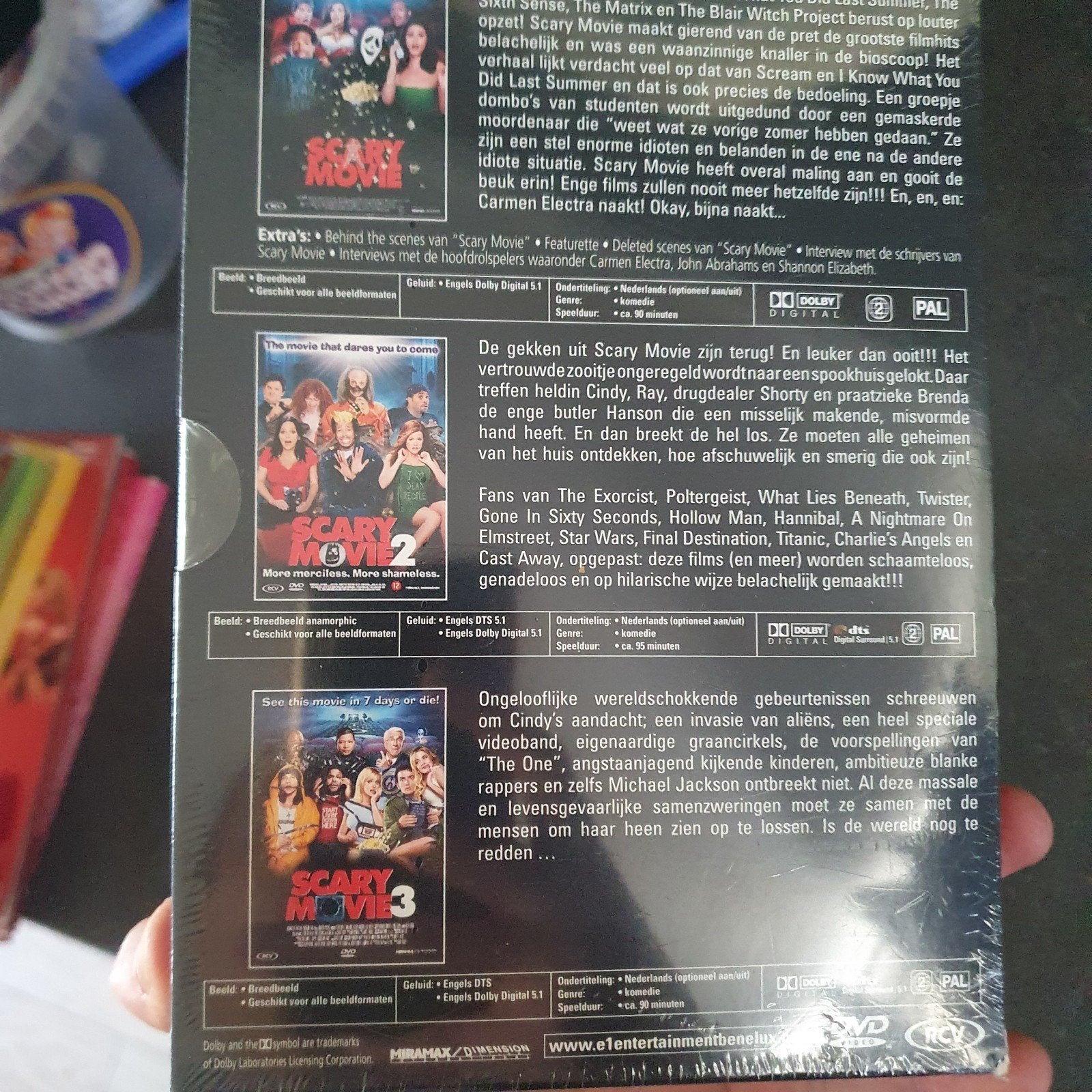Scary Movie Trilogy DVD Boxset - Zo goed als nieuw, Vanaf 12 jaar, Ophalen of Verzenden, Zo goed als nieuw
