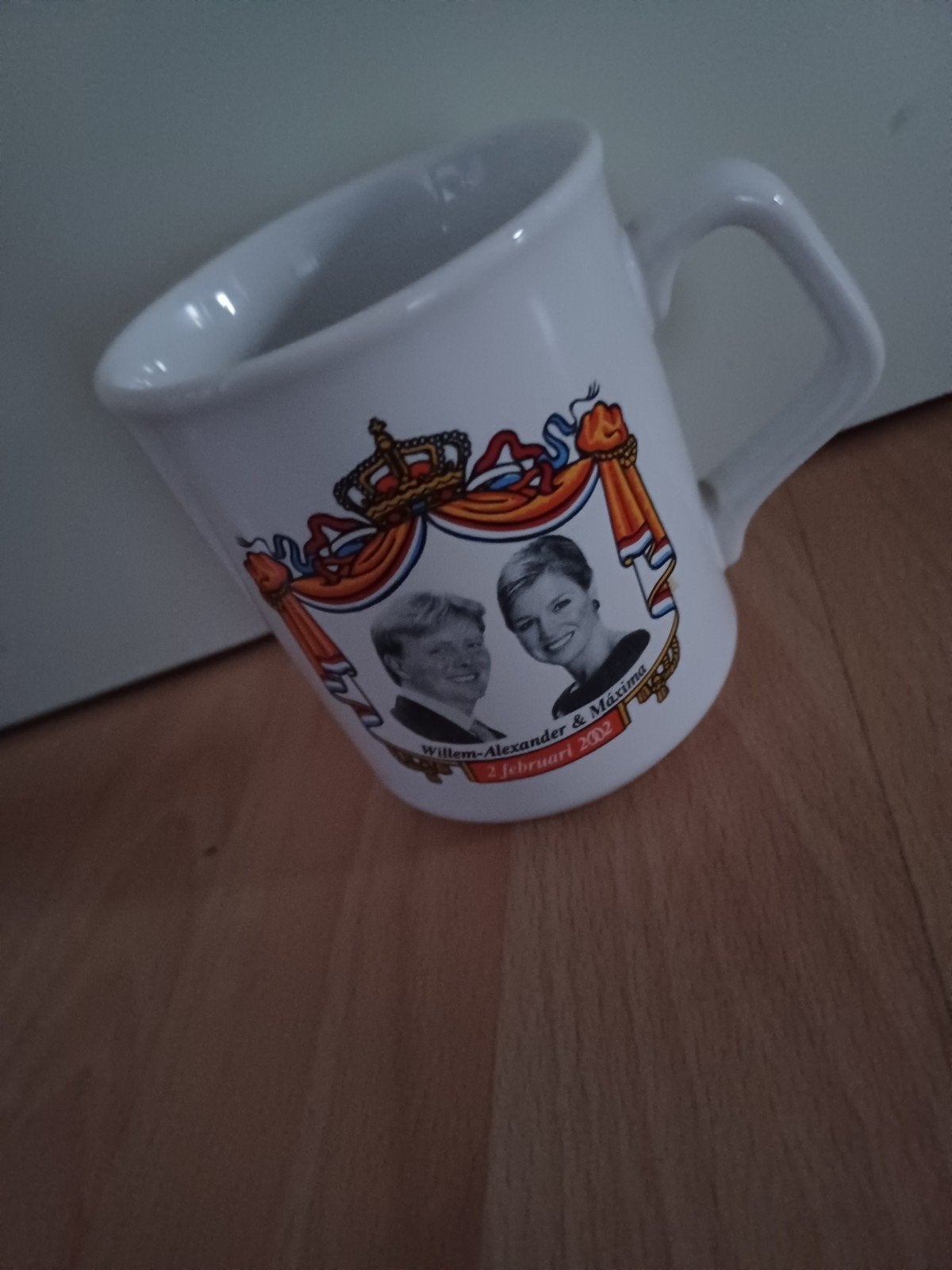 Beker: koninklijk huis, Ophalen of Verzenden, Zo goed als nieuw, Servies