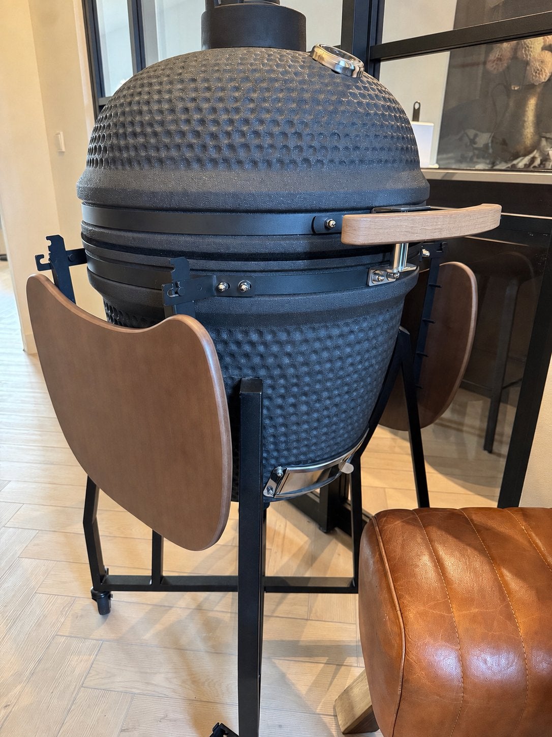 Kamado BBQ met onderstel en zijtafels NIEUW!, Ophalen, Nieuw